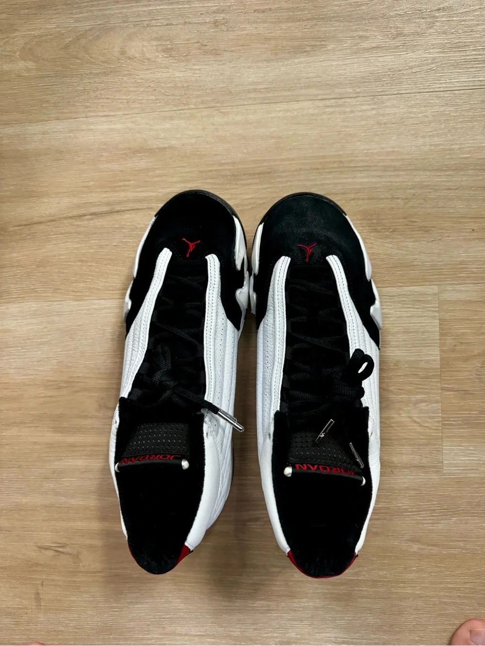 Jordan 14 Black Toe 2006. Extremely rare release and in mint condition. 10.5.